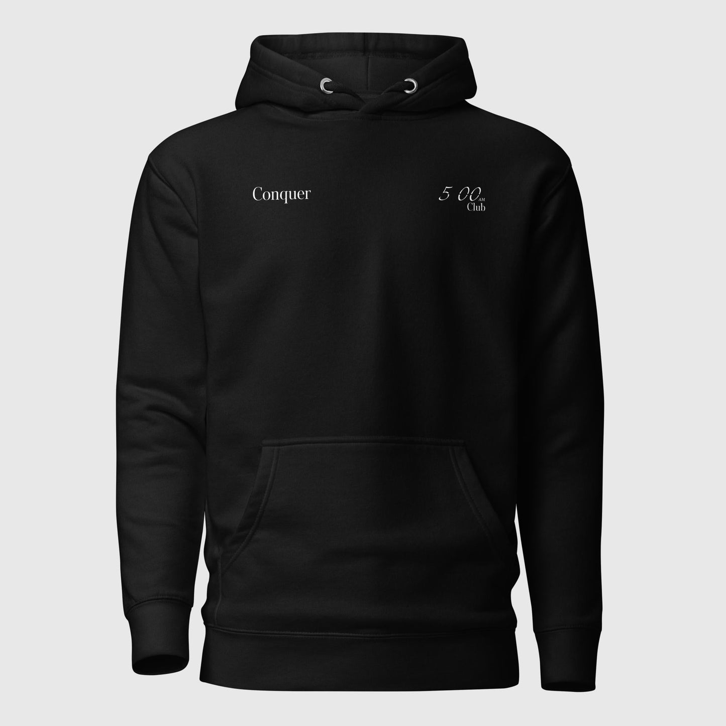 5 am Club Hoodie - White - Conquer
