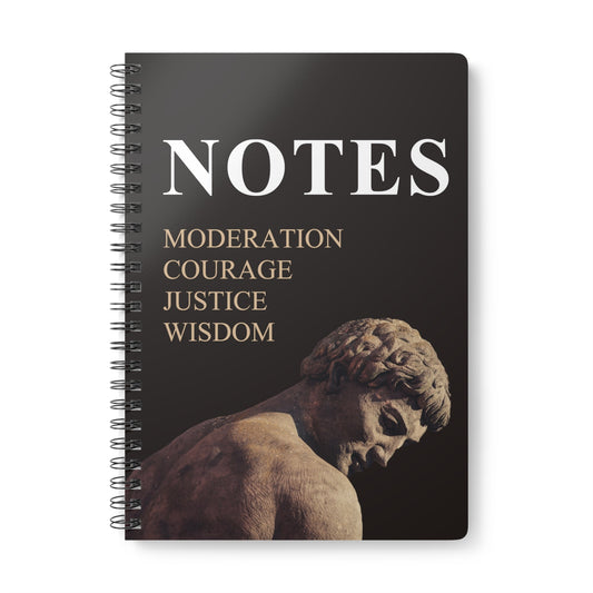 Stoic Notebook - Ruled A5 - Conquer